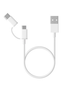 Mi 2-in-1 USB Cable Micro USB to Type C