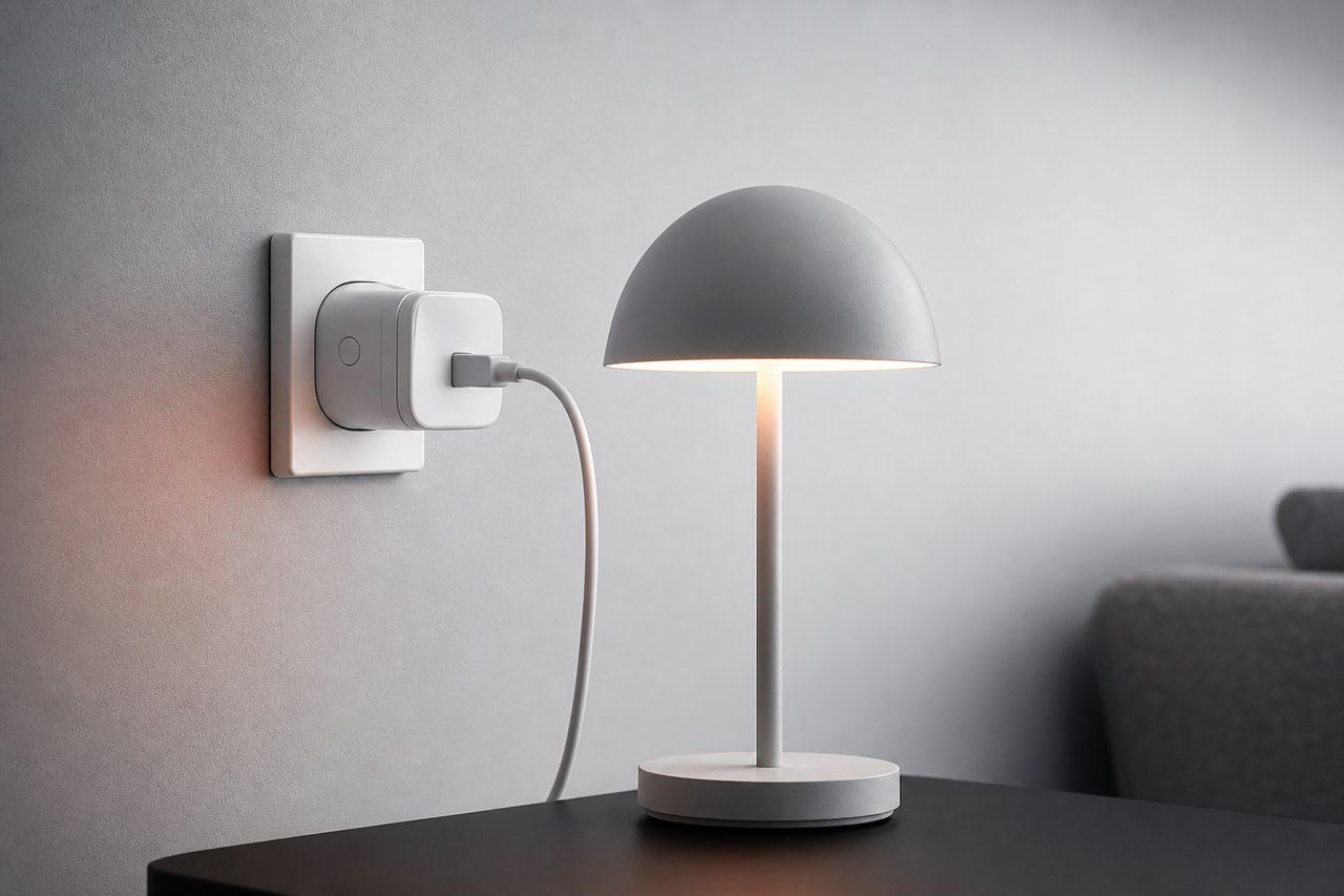 Enchufe inteligente Xiaomi conectado a la pared