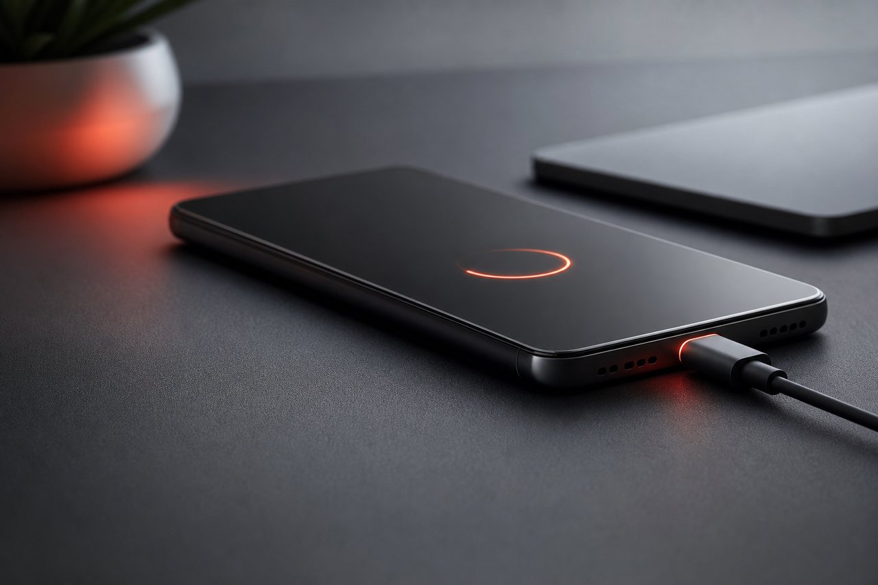 Móvil Xiaomi cargando con un cargador de carga rápida